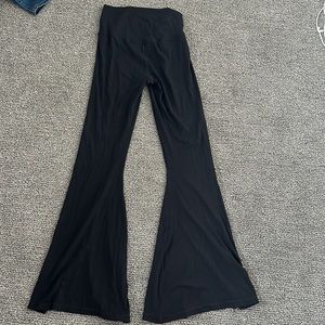 Aerie offline flared leggings with slit